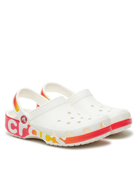 Crocs Natikači Classic Reflector Clog K 210714 Bela