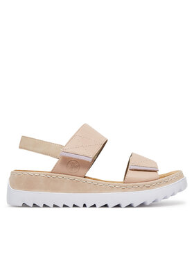 Rieker Rieker Sandály V4475-31 Béžová