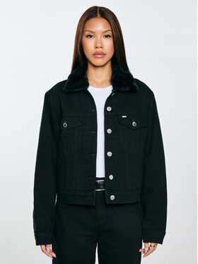 BIG STAR BIG STAR Kurtka jeansowa RAMONA Czarny Oversize