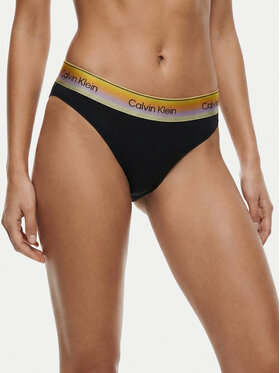 Calvin Klein Underwear Calvin Klein Underwear Stringové nohavičky LV00QF8875 Čierna