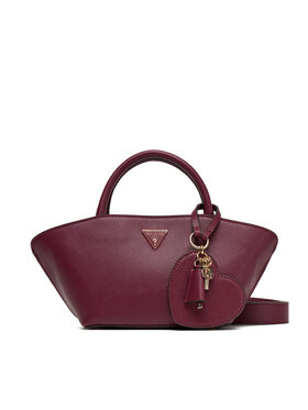Guess Guess Дамска чанта Bolena Mini HWZG92 07760 Бордо