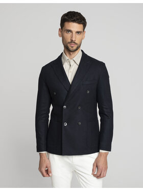 Borgio Borgio Marynarka sommariva_g Granatowy Slim Fit