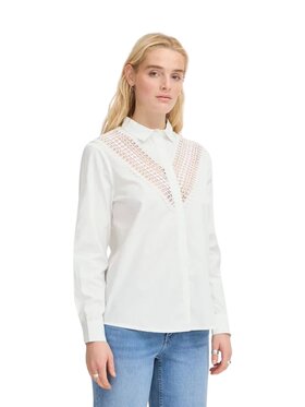 ICHI ICHI Camicia Cmicia ihfinala sh Bianco Regular Fit