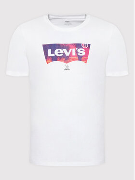 Levi's® Levi's® Marškinėliai Graphic Crewneck 22491-1119 Balta Regular Fit