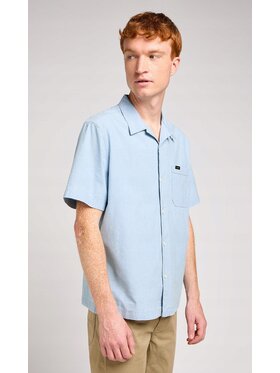 Lee Lee Koszula Resort Shirt Niebieski Relaxed Fit