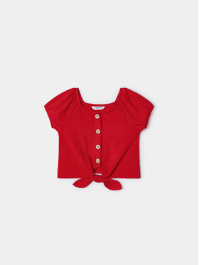 Mayoral Mayoral Bluse 3086 Rot Slim Fit