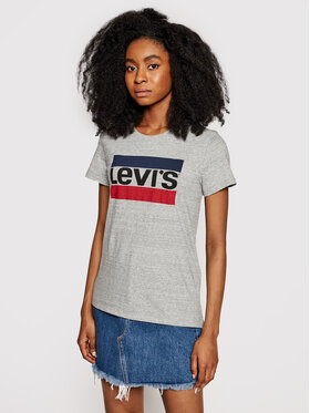 Levi's® Levi's® T-Shirt The Perfect Graphic Tee 17369-0303 Szary Regular Fit