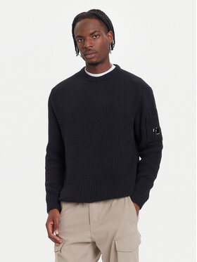C.P. Company C.P. Company Sweater 19CMKN307A006170A Sötétkék Regular Fit