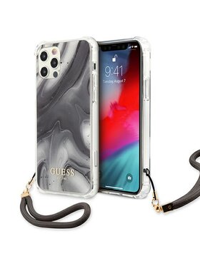 Guess Guess Etui na telefon iPhone 12 Pro Max Szary