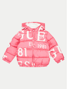 Guess Guess Pūkinė striukė H4BT00 WCFM0 Rožinė Regular Fit