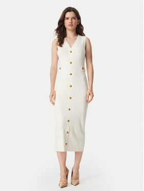 MICHAEL Michael Kors MICHAEL Michael Kors Kötött ruha MT683J25ZV Krém Slim Fit