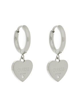 Guess Guess Kolczyki Huggie Me JUBE03 145JW Srebrny