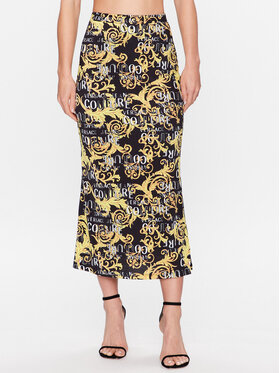 Versace Jeans Couture Versace Jeans Couture Midi sukně 74HAE808 Černá Regular Fit