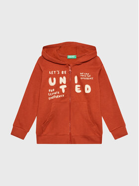United Colors Of Benetton United Colors Of Benetton Pulóver 3JLXG501E Piros Regular Fit