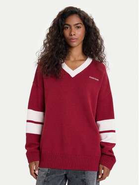 Guess Jeans Guess Jeans Sweater 178814 Piros Classic Fit