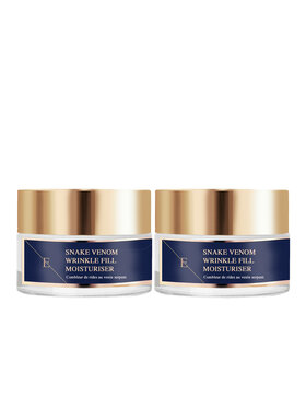 Erthskin London Erthskin London 2 x Wrinkle Fill Snake Venom Moisturiser 50ml Krem na dzień i na noc