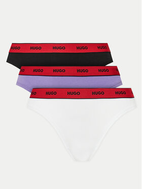 HUGO Hugo Set 3 perechi de chiloți tanga 50480150 Colorat