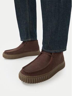 Clarks Clarks Półbuty Torhill Hi 26327242 Brązowy
