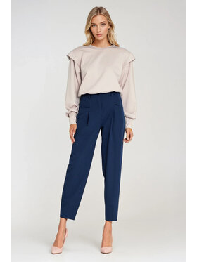 NIFE NIFE Spodnie damskie SD120 Niebieski Baggy Fit