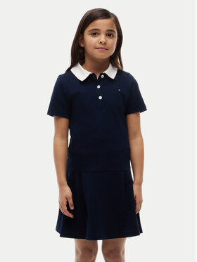 Tommy Hilfiger Tommy Hilfiger Kleid für den Alltag KG0KG09401 M Dunkelblau Regular Fit