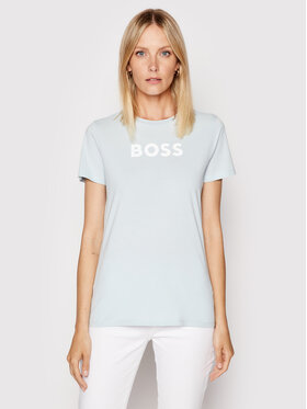 Boss Boss Тишърт C_Elogo_5 50468356 Син Regular Fit