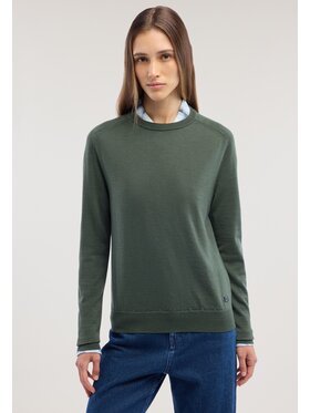 Trussardi Trussardi Sweter M0926001342N0A1 Zielony Regular Fit
