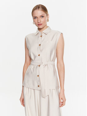 Moss Copenhagen Moss Copenhagen Bluse Joanita 17335 Beige Regular Fit