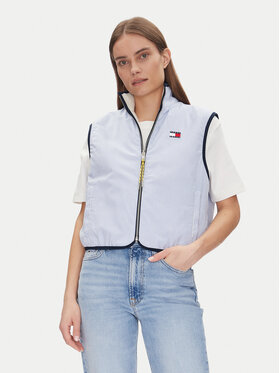 Tommy Jeans Tommy Jeans Жилет Tjw Reversible Teddy Vest DW0DW20233 Блакитний Regular Fit