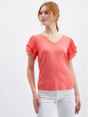 Orsay Orsay Bluzka 105112224000__S Różowy Regular Fit
