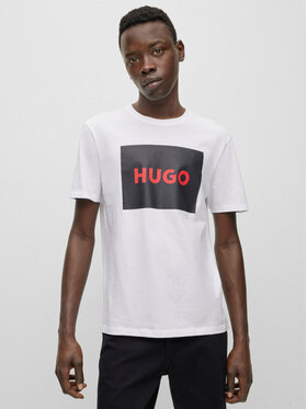 Hugo Hugo T-Shirt 50467952 Biały Regular Fit