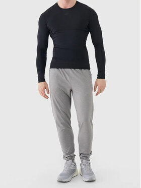 4F 4F Spodnie dresowe 4FWSS26TFTRM1046-25 Szary Active Fit