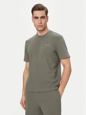 HUGO HUGO Tricou Austin 50532011 Verde închis Regular Fit