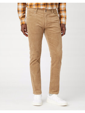 Wrangler Wrangler Pantaloni di tessuto W18SA2M24 Beige Slim Fit