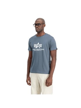 Alpha Industries Alpha Industries T-Shirt AI.100501 Niebieski Regular Fit