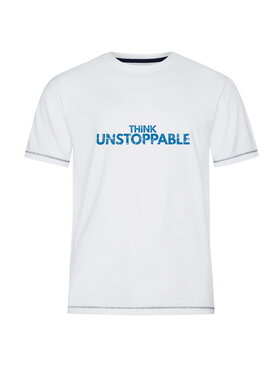 blue shadow blue shadow T-Shirt Unstoppable Biały Standard Fit