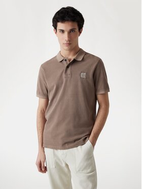 Guess Guess T-Shirt 163341 Brązowy Classic Fit
