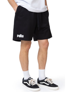 Palto Palto Szorty materiałowe OG Czarny Regular Fit