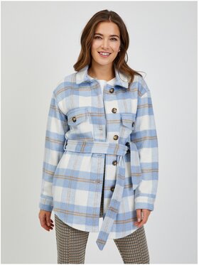 Orsay Orsay Kurtka damska 482399-534000__42 Niebieski Regular Fit