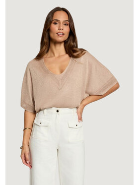 Morgan Morgan Blusa 241-MCHRIS Beige Relaxed Fit