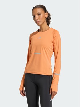 adidas adidas Koszulka techniczna 158649 Pomarańczowy Slim Fit