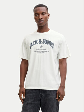 Jack & Jones Jack & Jones Tričko Denver 12291213 Biela Relaxed Fit