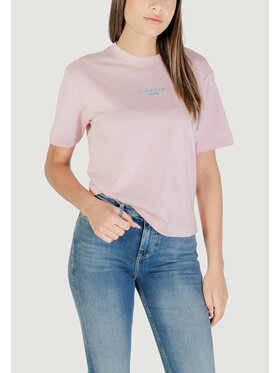 Calvin Klein Jeans Calvin Klein Jeans T-shirt SS BOXY FIT TEE Rosa Boxy Fit