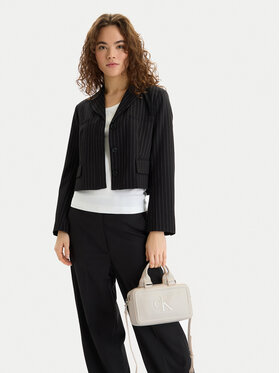 Calvin Klein Calvin Klein Torebka Bold Ck Elongated Mini Tote LV04F3411G Biały