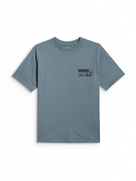 4F 4F T-Shirt SKATE & RIDE Turkusowy Regular Fit