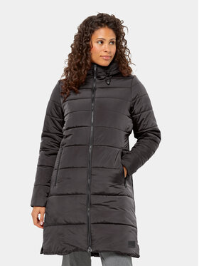 Jack Wolfskin Jack Wolfskin Zimní bunda Eisbach Coat 1206981 Černá Regular Fit
