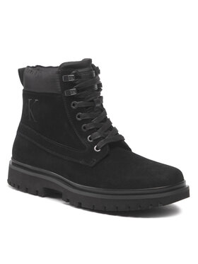 Calvin Klein Jeans Calvin Klein Jeans Ορειβατικά παπούτσια Lug Mid Laceup Boot Hike YM0YM00270 Μαύρο