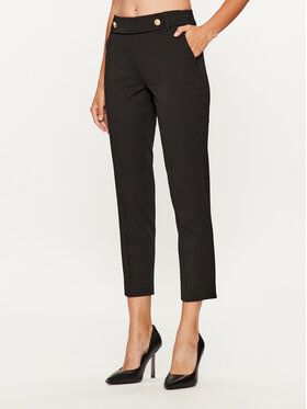 Morgan Morgan Hlače iz tkanine 221-PAINA.F Črna Slim Fit
