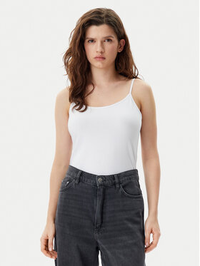 Gap Gap Top 701570-01 Alb Slim Fit
