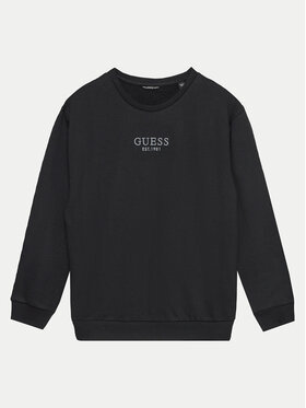 Guess Guess Μπλούζα L4BQ28 KAV33 Μαύρο Regular Fit