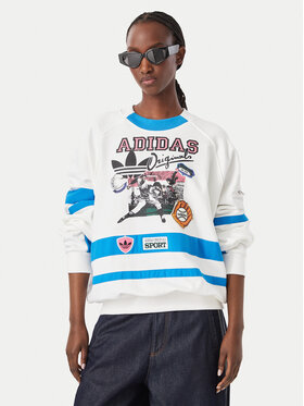 adidas adidas Світшот Archive Sweater Baseball KS9209 Білий Regular Fit